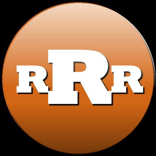 Rrr Logo - rrr logo. why it has a black background, i do not know