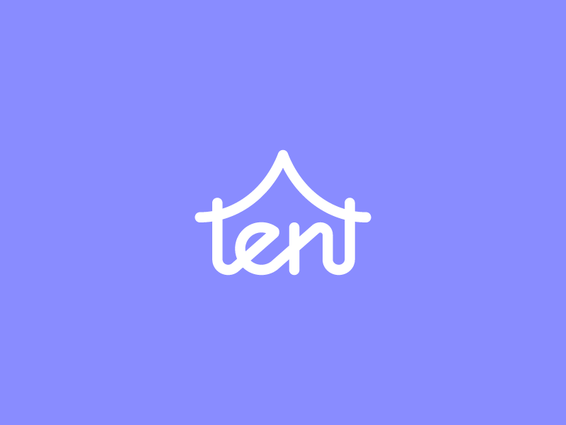 Tent Logo - Tent / logo design by Deividas Bielskis | Dribbble | Dribbble