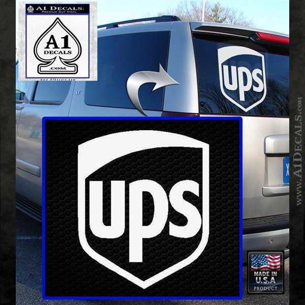 UPS Blue Logo - UPS Decal Sticker SH » A1 Decals