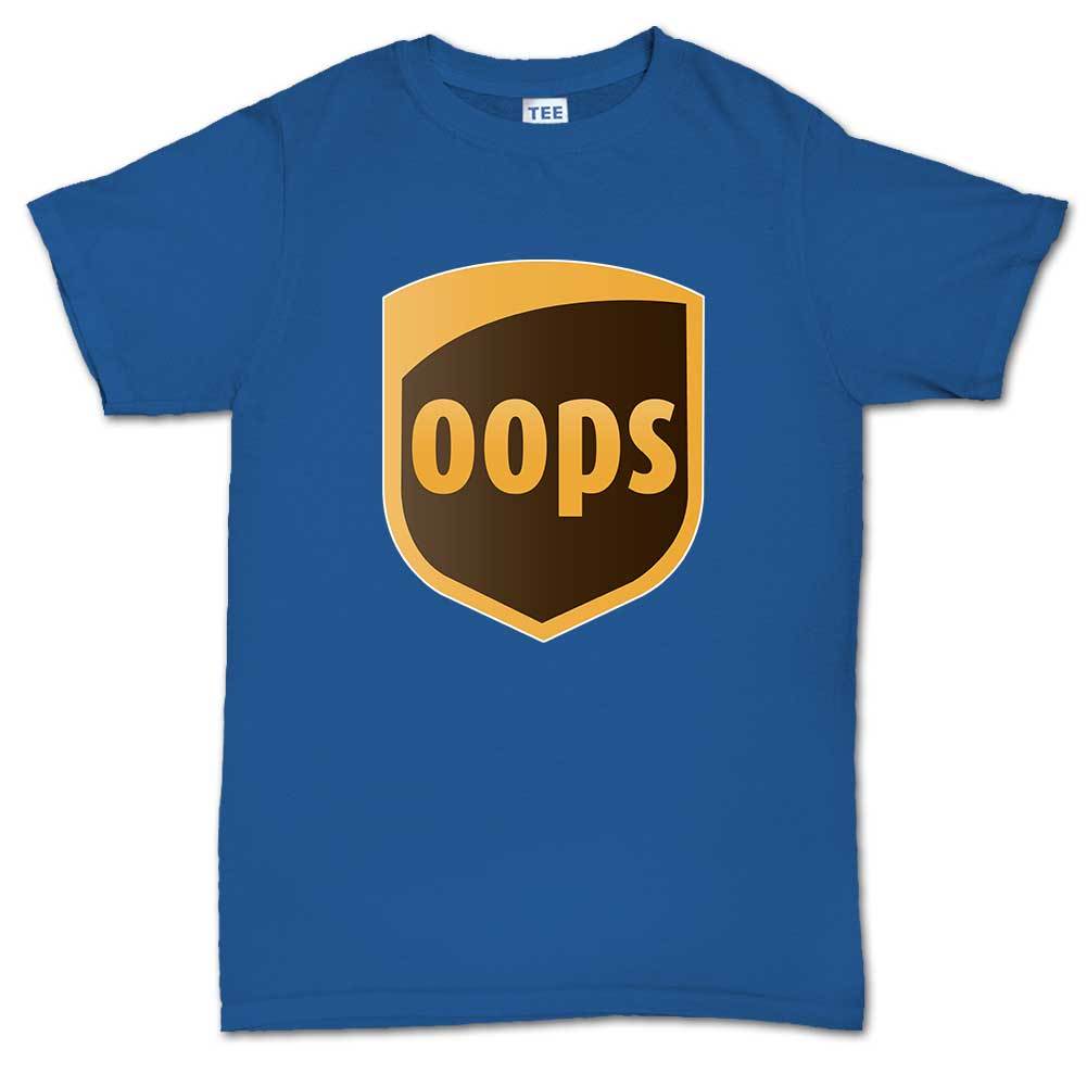 UPS Blue Logo - Oops UPS Logo Kid's T Shirt