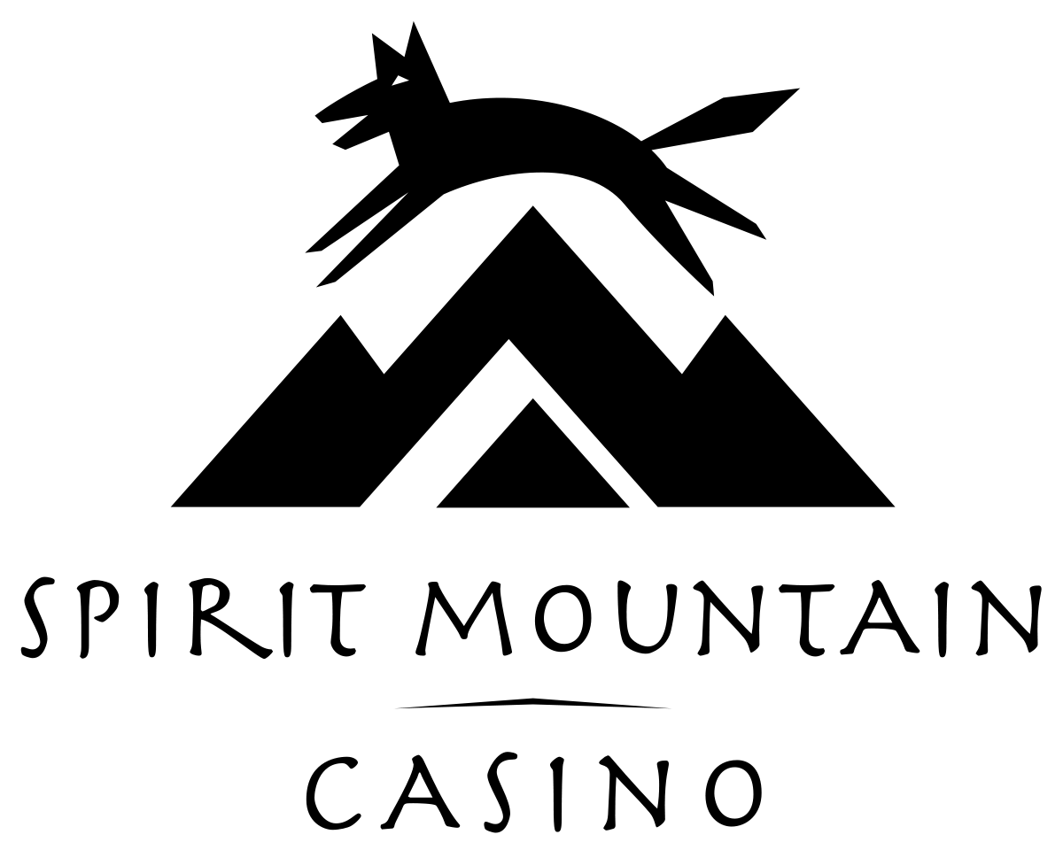 Spirit Black and White Logo - Spirit Mountain Casino (Oregon)