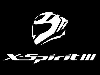 Spirit Black and White Logo - Shoei X Spirit 3 De Angelis White Orange Blue Motorcycle Helmet Bike