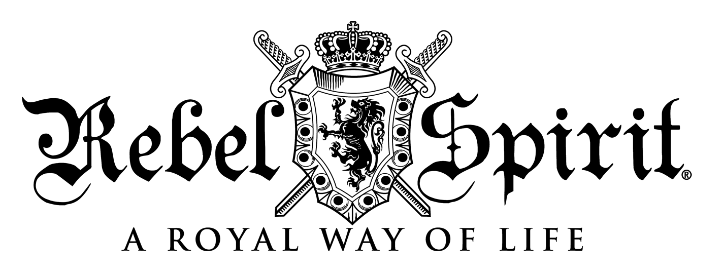 Spirit Black and White Logo - Rebel Spirit Clothing Royal Way of Life