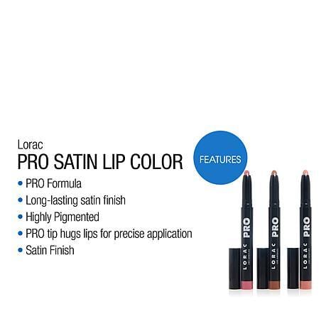 LORAC Logo - LORAC Must-Have Satins Lip Trio - 8699555 | HSN