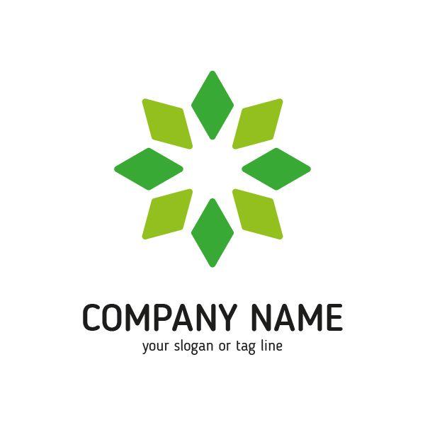 Sun and Green Logo - Flower Sun Abstract Logo Template! Buy Logo Design Template! Logo ...