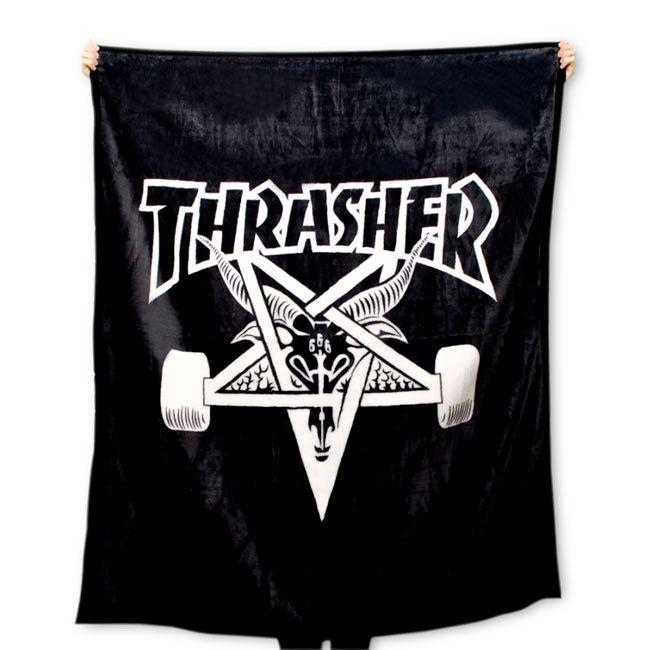 Thrasher Magazine Skate Goat Logo - Thrasher Magazine Shop Skategoat Blanket