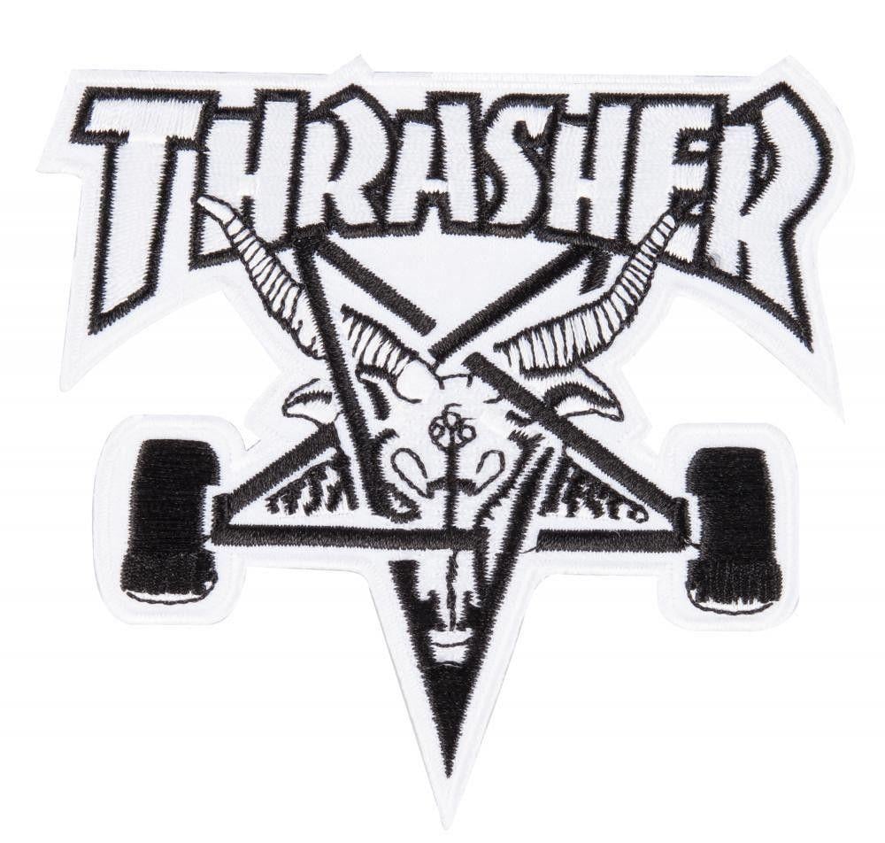 Thrasher Magazine Skate Goat Logo - Thrasher Magazine Skate Goat Embroidered Patch - 4