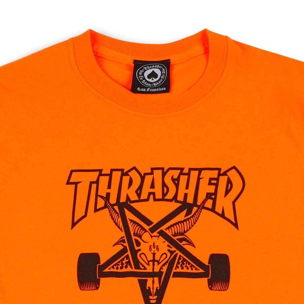 Thrasher Magazine Skate Goat Logo - THRASHER MAGAZINE SKATE GOAT T-SHIRT - HABITAT Store