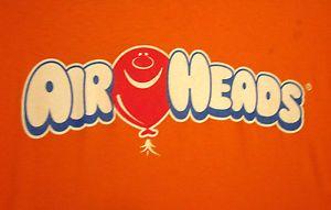 Airheads Logo - AIRHEADS CANDY logo T shirt XL candy beat-up tee Perfetti taffy ...