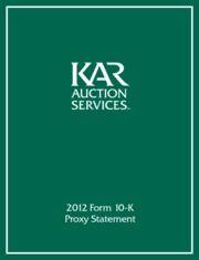 Kar Auction Services Logo - KAR Auction Services, Inc. - AnnualReports.com