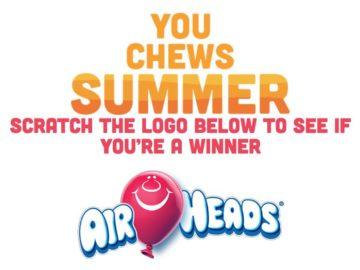 Airheads Logo - Airheads YouChews Summer Sweepstakes and Instant Win Game