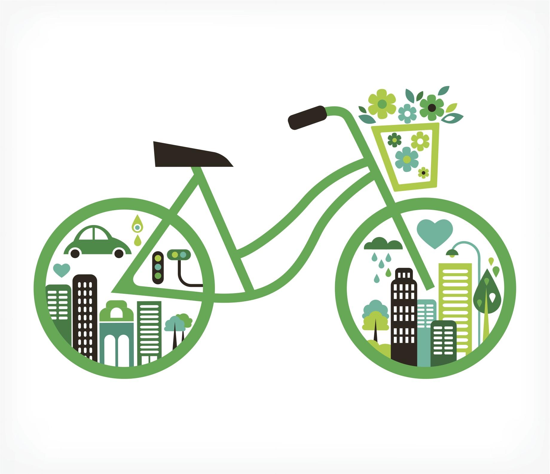 Green Bike Logo - Green bike image - Desang Diabetes Services