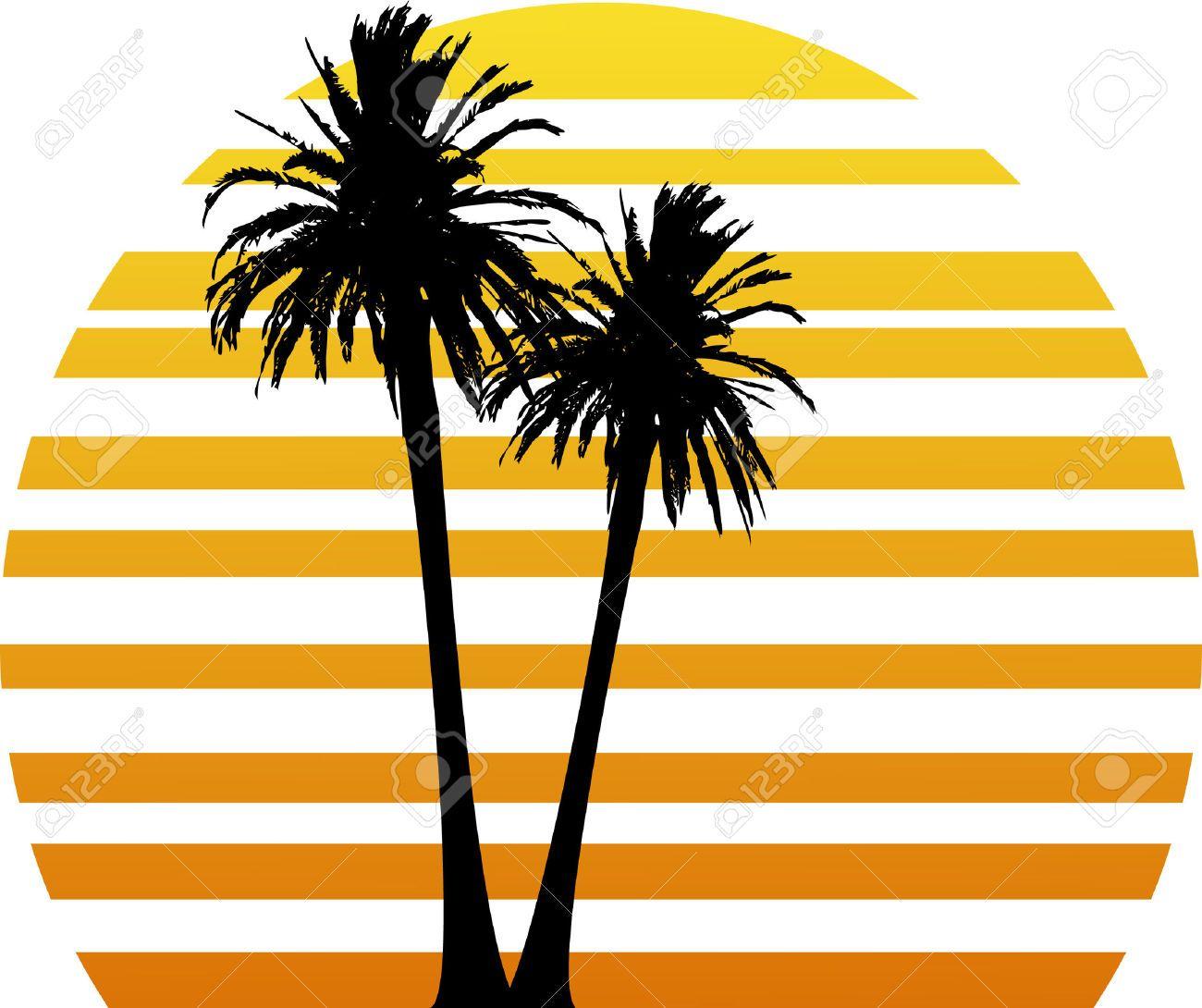 Yellow Palm Tree Logo - Palm tree Logos