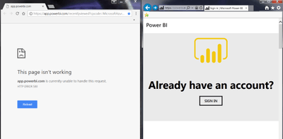 Google Chrome Power Logo - Solved: Unable to access login page in Chrome - Microsoft Power BI ...