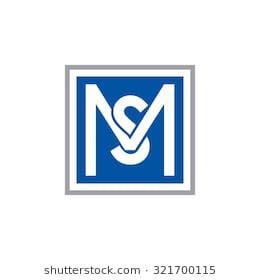 Company with Blue Square Logo - SM MS initial company, blue square frame | Logos designs | Pinterest ...