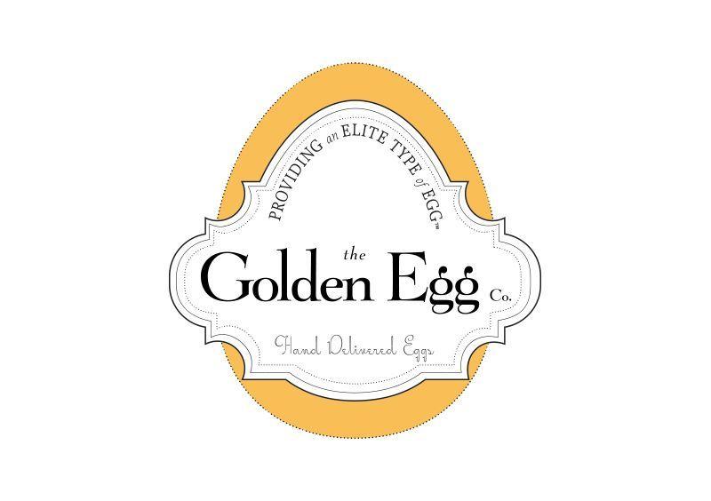 Golden Egg Logo - The Golden Egg Logo and Package Design | Eggs | Egg logo, Logos ...