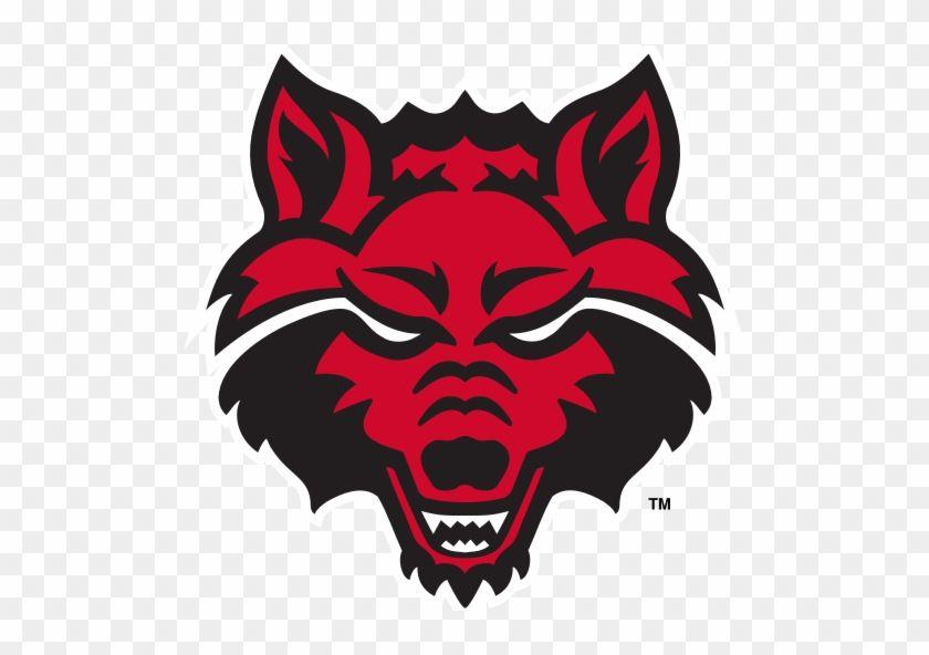 Arkansas State University Red Wolf Logo - Arkansas State University State Red Wolf