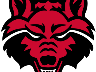 Arkansas State University Red Wolf Logo - Cockfield 32 pts pace Ark. St past App St, 82-81 - ESPN Texarkana ...