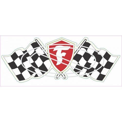 Firestone Logo - Firestone F Logo w/Checkered Flags