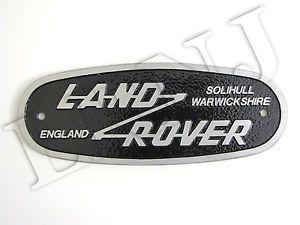 Series Rover Logo - LAND ROVER SOLIHULL ORIGINAL OVAL GRILLE BADGE SERIES & DEFENDER ...