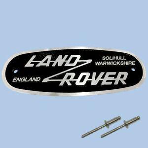 Series Rover Logo - CAST ALUMINIUM Land Rover Series 2 2A 3 Defender Rear Oval Badge ...