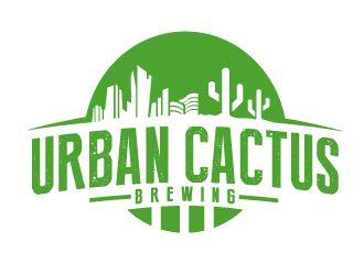 Cactus Company Logo - Urban Cactus Brewing Company logo design - 48HoursLogo.com