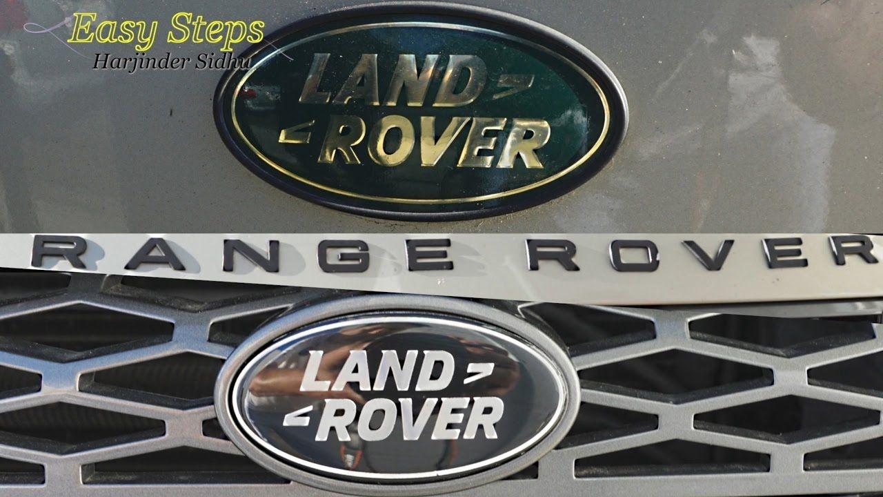 Series Rover Logo - How to Replace Green Land Rover Badge on Front Grill with Black ...