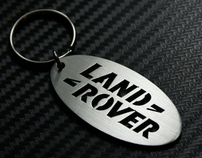 Series Rover Logo - LRC8016 - Land Rover Key Ring - Land Rover Logo Keyring in Stainless ...