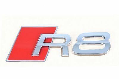 Cool Audi R8 Logo - AUDI R8 REAR Emblem Logo Lettering Badge Adhesive Chrome ...