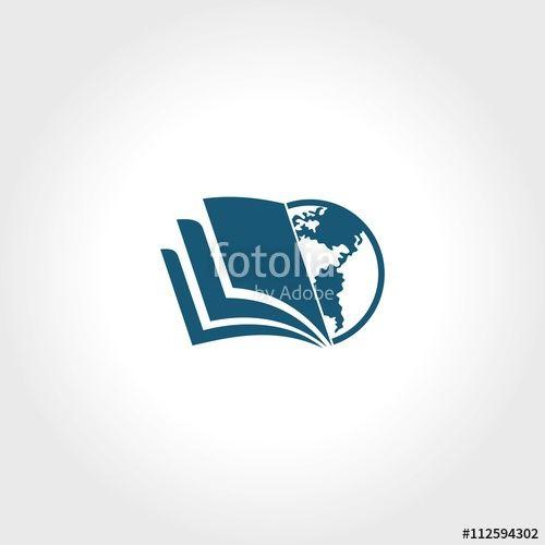 Education Globe Logo - Globe Book Education Logo Stock Image And Royalty Free Vector Files