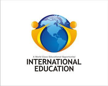 Education Globe Logo - International Education Logo Design