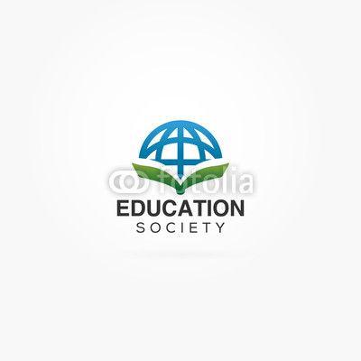 Education Globe Logo - Education globe logo. Buy Photo