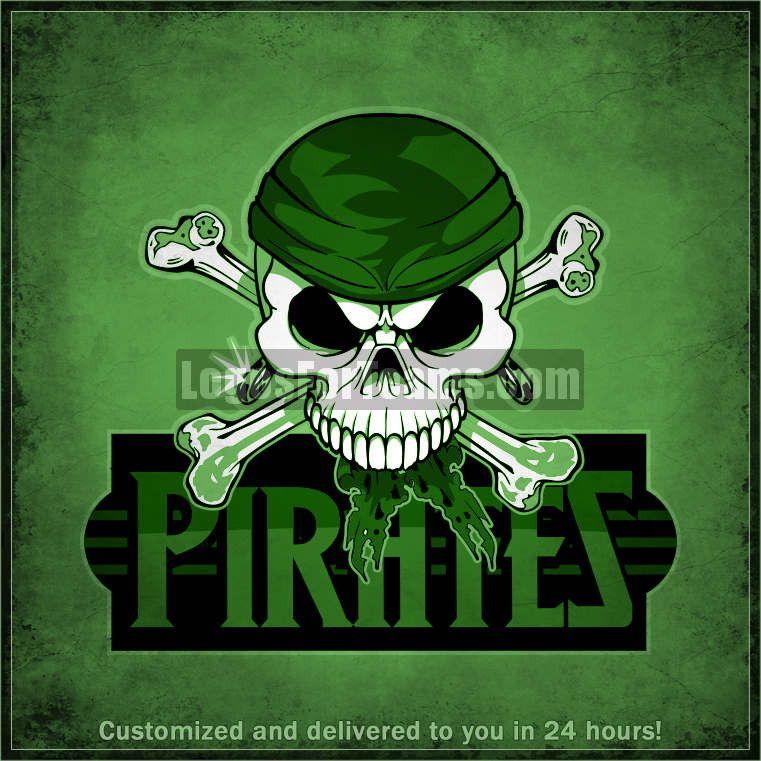 Green Pirate Logo - Pirate Logo K7 PIRATES LOGO 01