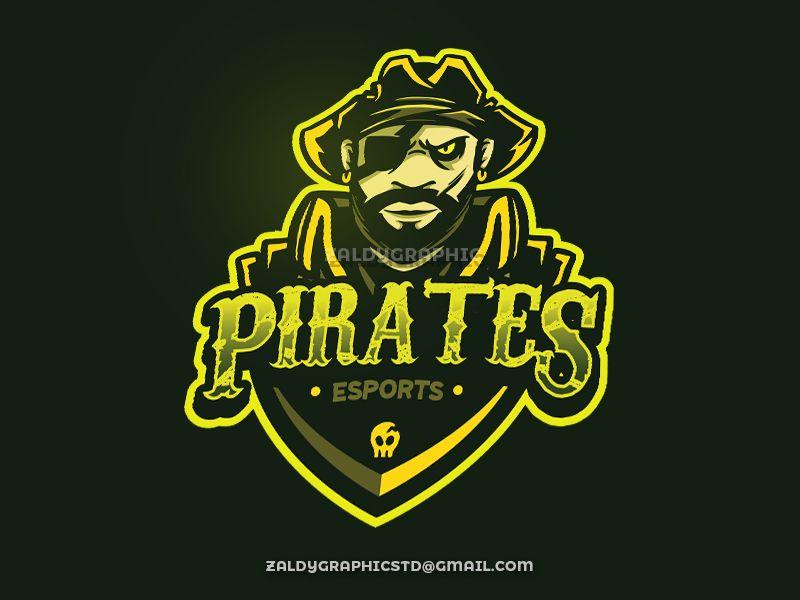 Green Pirate Logo - Esports Mascot Pirates Logo