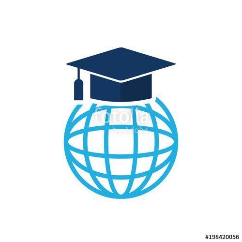 Education Globe Logo - Education Globe Logo Icon Design Stock Image And Royalty Free