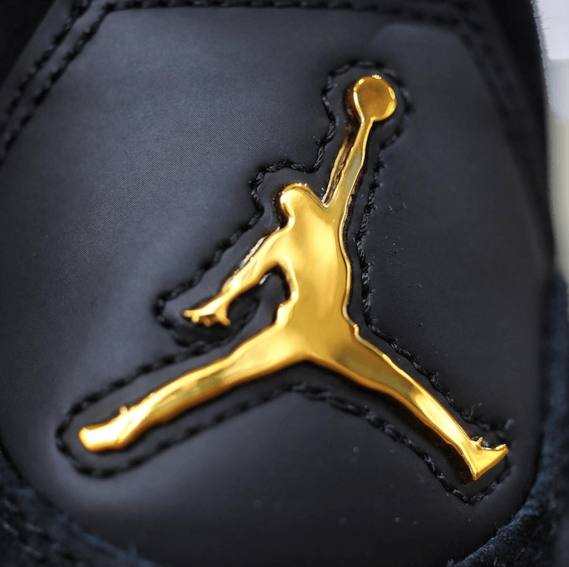 Gold Air Jordan Logo - Air Jordan 4 