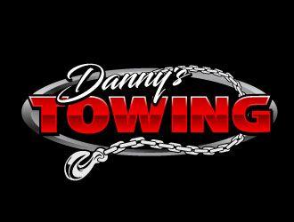 Towing Chain Logo - Dannys Towing logo design - 48HoursLogo.com