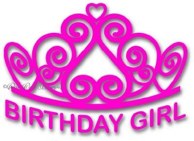 Birthday Girl Logo - Birthday Girl Tiara SVG