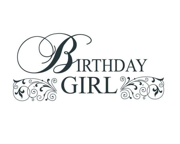 Birthday Girl Logo - Birthday Girl Word Art |