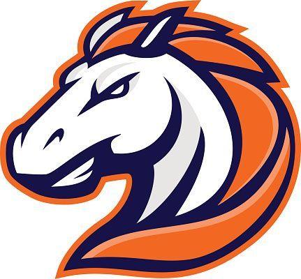 Horse Sports Logo - Horse Head vector art illustration | Stallions-Mustangs Logos | Logo ...