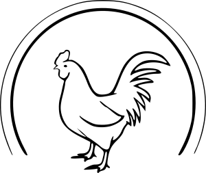 Black Chicken Logo - Chicken Scratch Farm