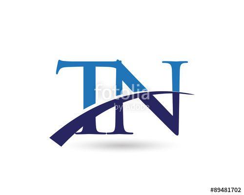 TN Logo - TN Logo Letter Swoosh Stock Image And Royalty Free Vector Files