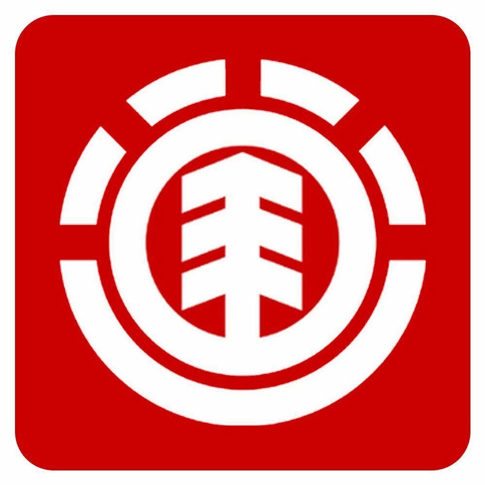 S a Red Square Logo - Element Red Square Logo Skateboard Sticker - 6cm / 2.5 ...