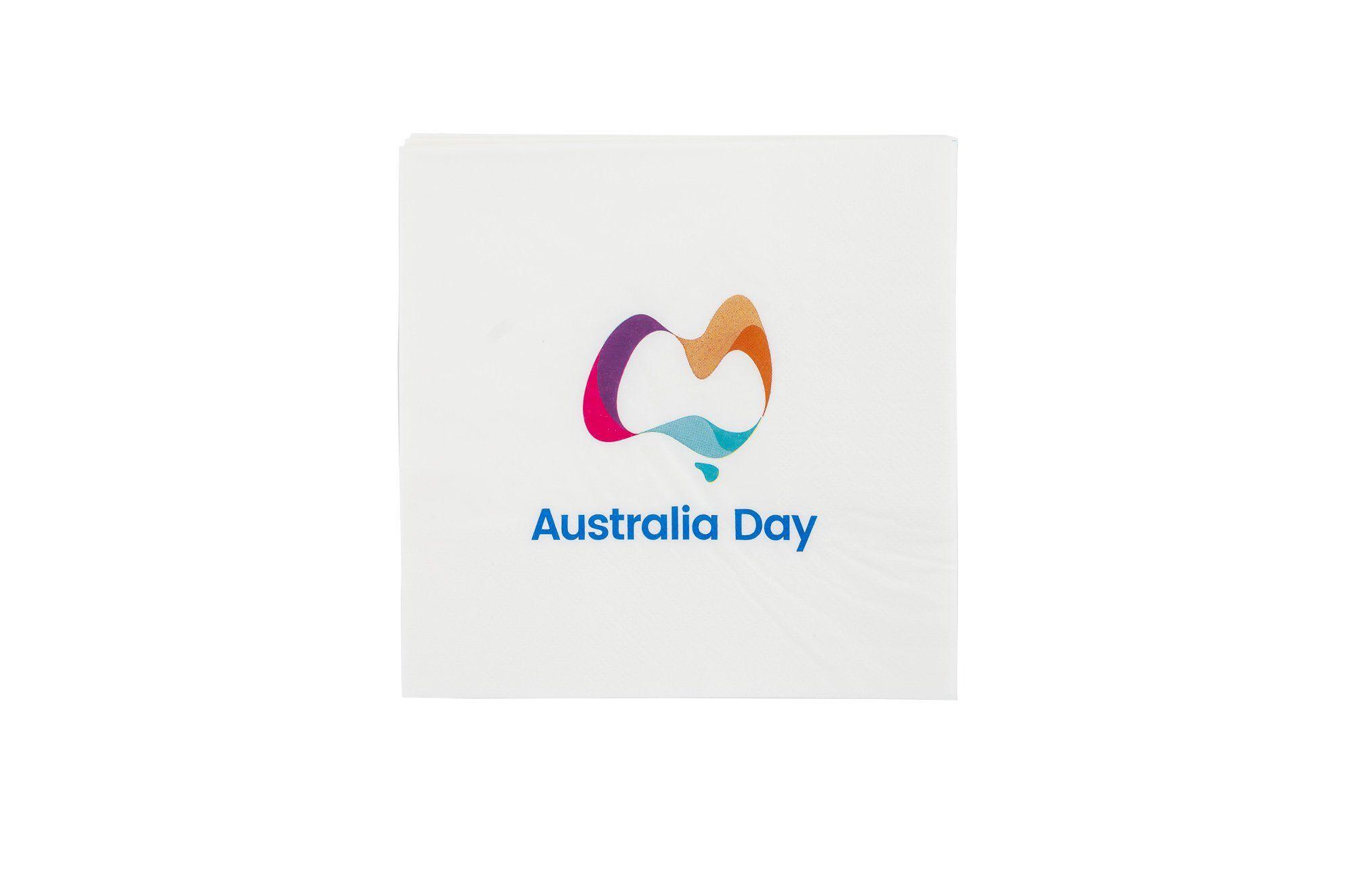 Australia Day Logo - Australia Day Logo Serviettes (Pack of 50) – Australia Day Council ...