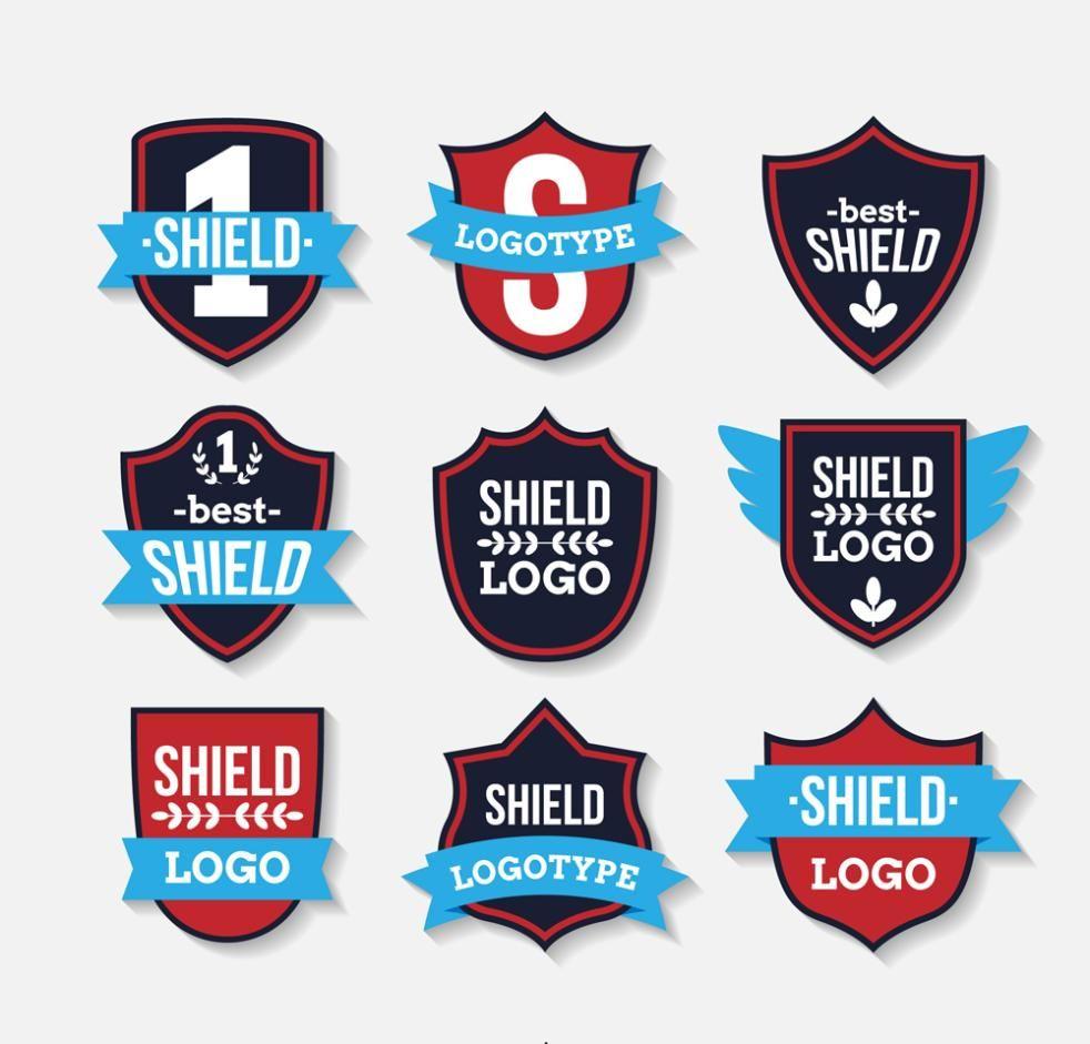 Best Shield Logo - Nine New Fashion Shield Logo Vector. Free Vector Graphic Download