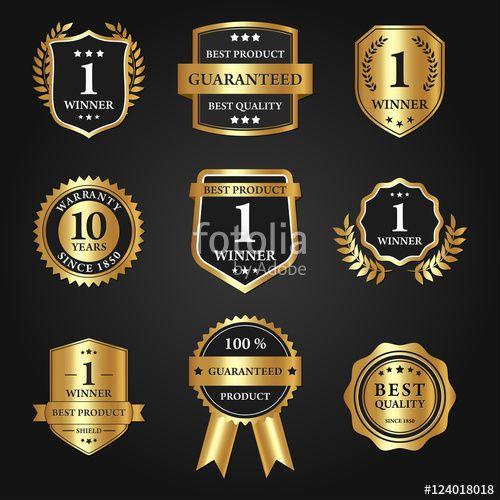 Best Shield Logo - Mega Set and Big Group, Award Shield and Luxury Emblem Vector Design