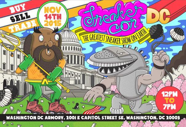 Sneaker Con Logo - Sneaker Con DC | Angelus Direct Custom Sneaker Accessories and Paint