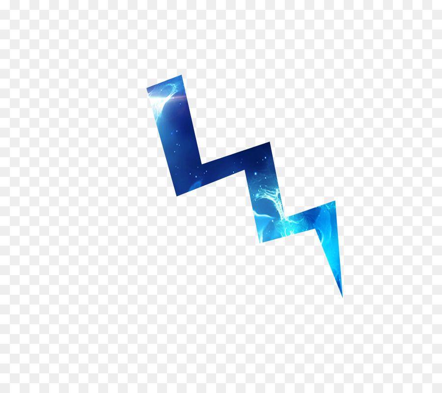 Cool Lightning Logo - Blue Lightning Download Euclidean vector - Cool Lightning png ...