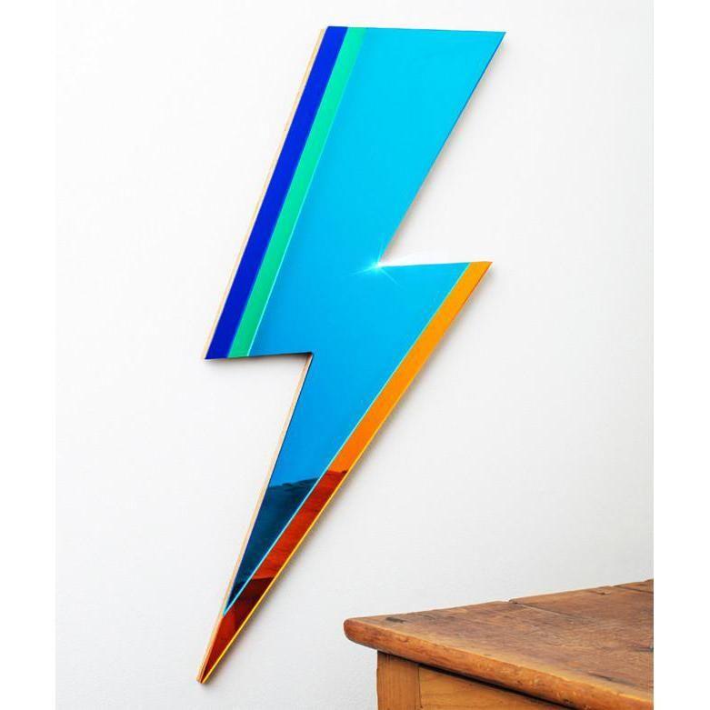 Cool Lightning Logo - Cool Blue Perspex Mirror & Wall Hanging by Bride and Wolfe – Little ...