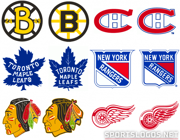 NHL Original 6 Logo - A New Logo for an Original 6 Team Is Nothing New | Chris Creamer's ...